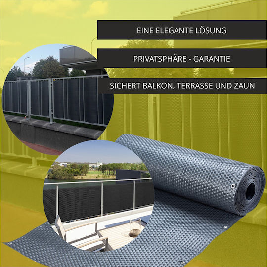 Kadax Διαχωριστικό Σκίασης Γκρι 0.9x4m