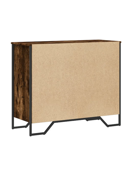 Συρταριέρα Креватокамарас Дървена с 6 чекмеджета Smoked Oak 91x35.5x74.5бр