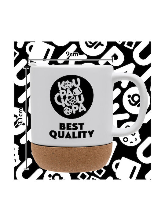 Koupakoupa Becher Keramik mit Deckel 330ml