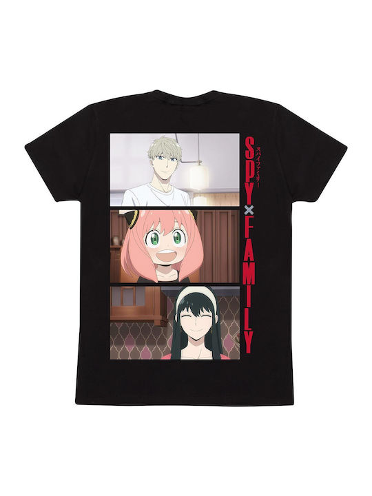Spy X Family Trio Shots Black T-shirt Spy X Family Trio Shots Black T-shirt