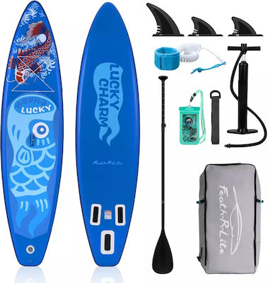 Funwater Φουσκωτή Σανίδα SUP με Μήκος 3.35m Μπλε