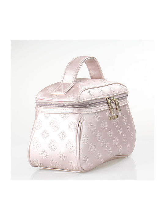 Guess Toiletry Bag Beauty in Pink color 10cm