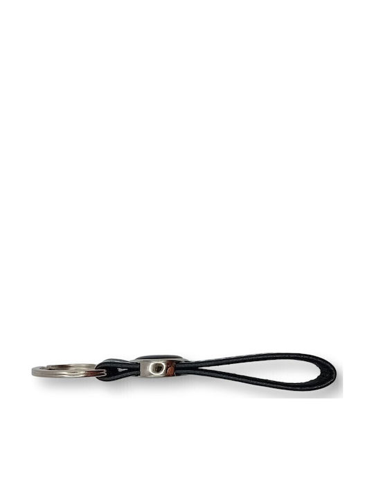Leather Keychain BMW Enamel Black OEM Leather BMW