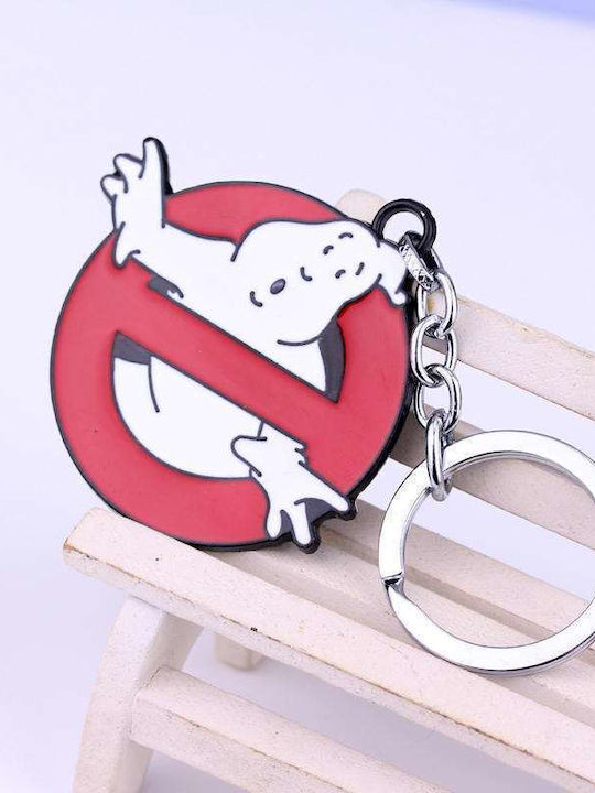 Ghostbusters Schlüsselanhänger in Rot-Weiß