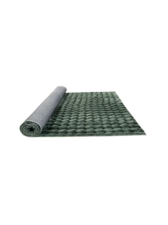 Tzikas Carpets Fuzzy 26164-041 Rug Rectangular Shaggy Furry Green