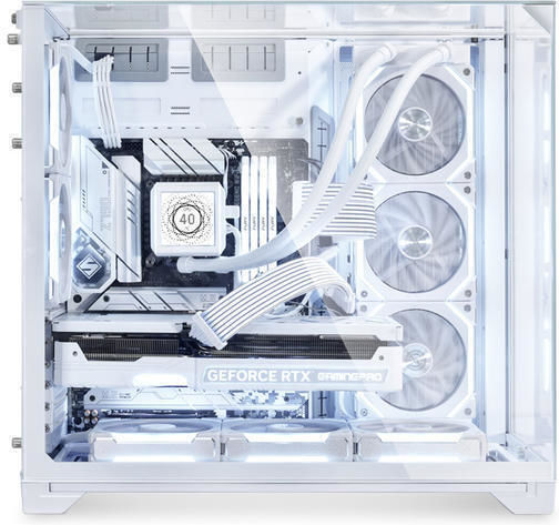 Lian Li O11 Vision Gaming Midi Tower Κουτί Υπολογιστή με Πλαϊνό Παράθυρο Λευκό
