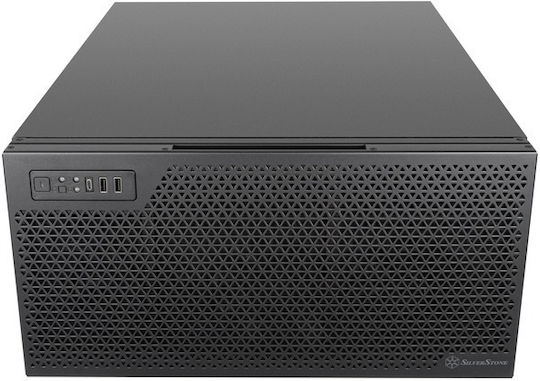 Silverstone RM52 5U Midi Tower Κουτί Υπολογιστή Μαύρο