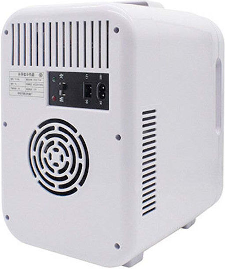 Mini Cosmetic Fridge Flippy Dual Heating Cooling Function Portable 8l White