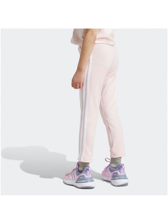 Adidas Leggings pentru Copii Lung Pink 3-stripes Tight