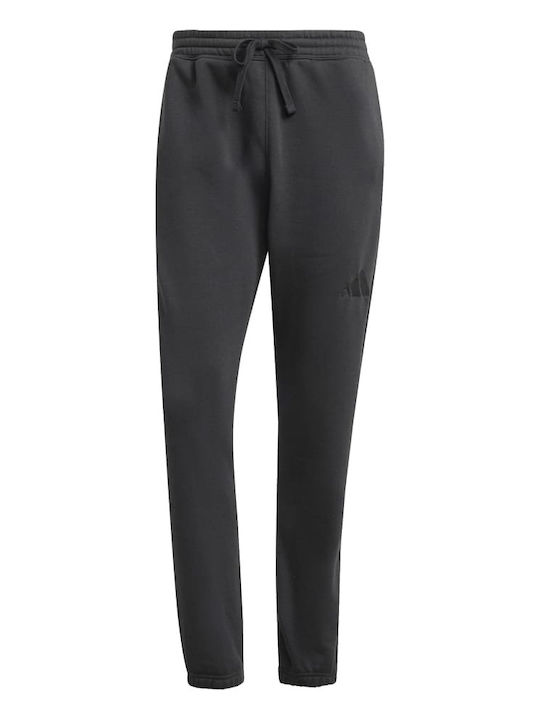 Adidas Pantaloni de trening cu elastic Fleece - Polar Negru