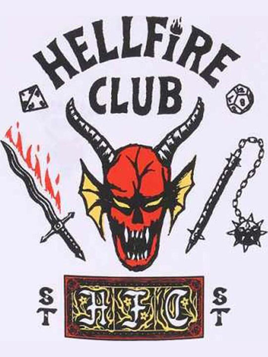 Heroes INC T-shirt Stranger Things White Cotton