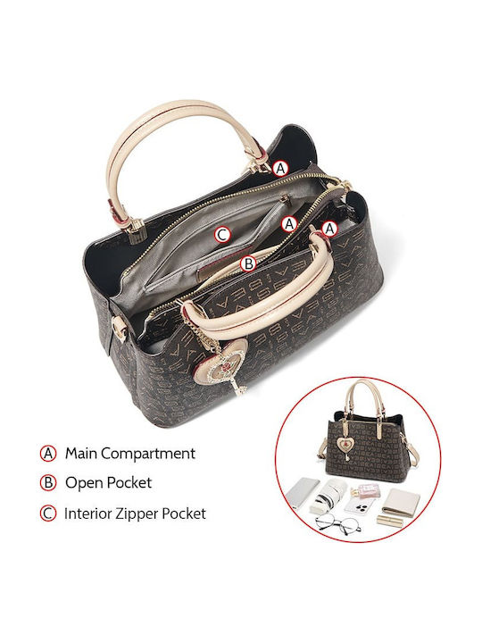 Women's Bag Shopper Shoulder Brown