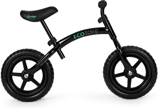 Ecotoys Bicicletă de Echilibru pentru Copii Negru