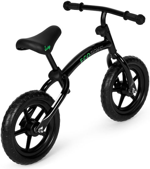 Ecotoys Bicicletă de Echilibru pentru Copii Negru