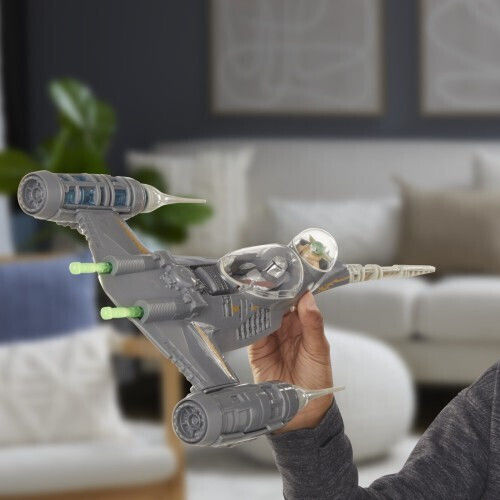 Фигура за Действие The Mandalorian Star Wars Mandalorian Fighter N1 and figurine