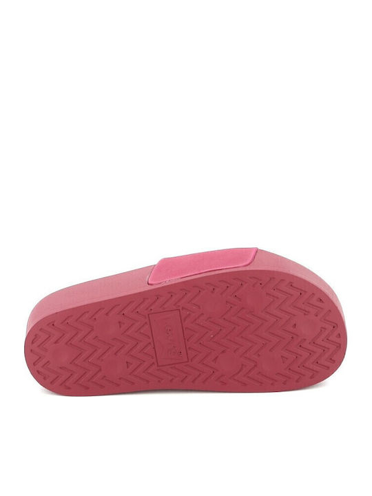 June Women's Flip Flops Burgundy