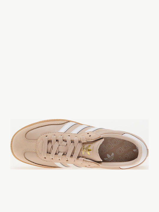 Samba Og Γυναικεία Sneakers Wonder Taupe / Ftw White / Gold Metallic