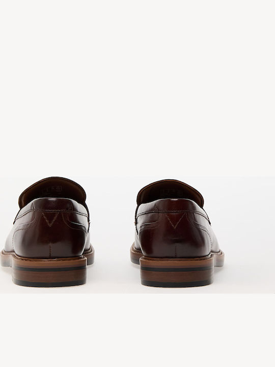Step Men's Leather Loafers Tabac Brown