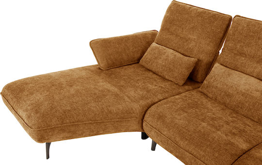 Eck Sofa Bett mit Linker Ecke Keramidi 283x188x100cm