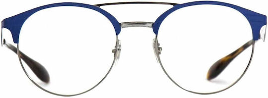 Ray Ban Metal Eyeglass Frame Blue RB3545 2911/51
