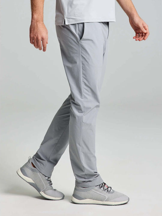 Slam Men's Trousers Chino in Regular Fit Gray