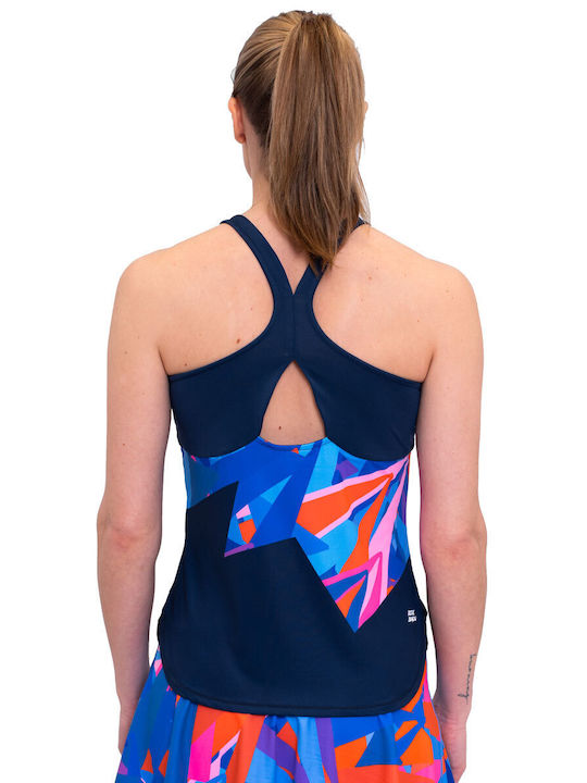 Bidi Badu Women's Athletic Blouse Sleeveless Fast Drying Dark Blue