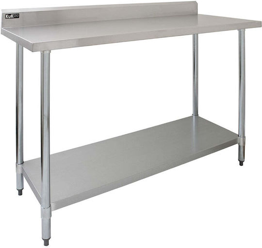 Commercial Stainless Steel Catering Table 4ft Wide
