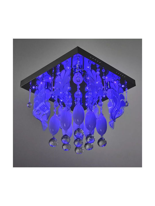 Modern Ceiling Light with Integrated LED Purple