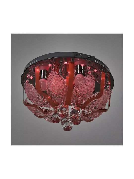Ceiling Mount Light Purple with Socket E27