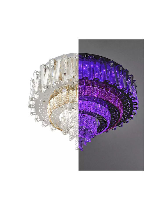 Ceiling Mount Light Blue with Integrated LED