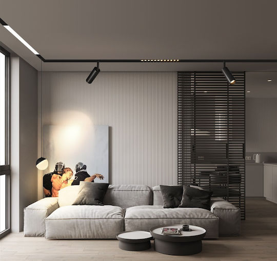 Greenie LED Γραμμικό Φωτιστικό Οροφής 7W Θερμό Λευκό με Ρυθμιζόμενη Ένταση