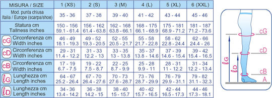 Scudotex Κάλτσες Ριζομηρίου 23-32 mmHg Μαύρες