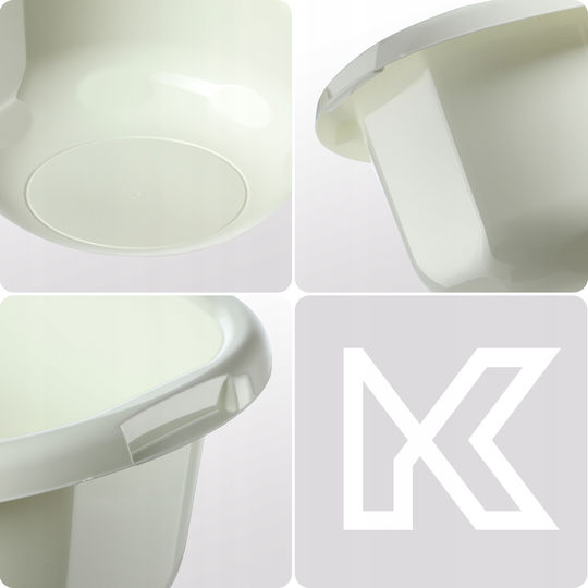 Kadax Basin Round Capacity 1.9lt White