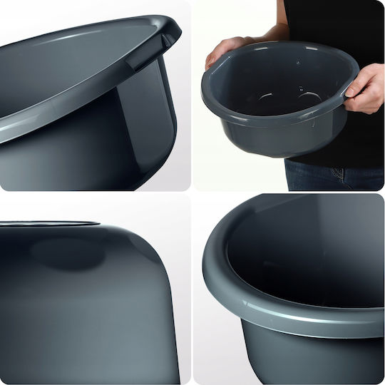 Kadax Lavoar Rotund Capacitate 3.5lt Gri