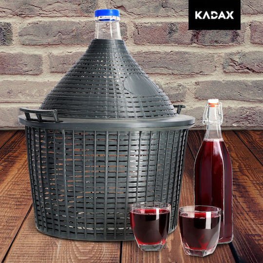 Kadax Set 6 Bucăți Vaze Utilizare Generală cu Plută Sticlă Transparentă 750ml 6 Bucăți