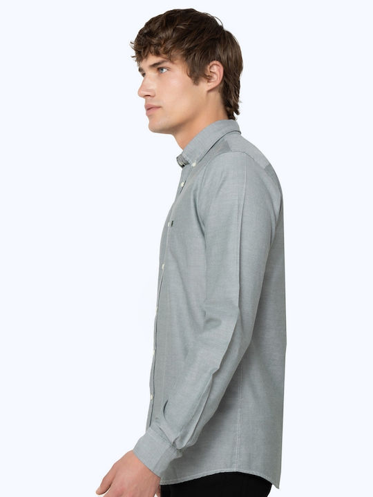 The Bostonians Men's Shirt Long Sleeve Khaki/olive