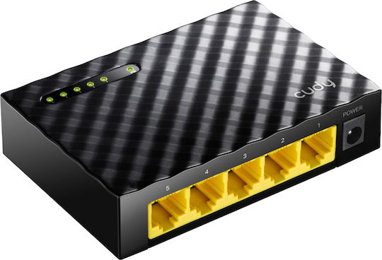 Cudy GS105D v1 Unmanaged L2 Switch με 5 Θύρες Gigabit (1Gbps) Ethernet