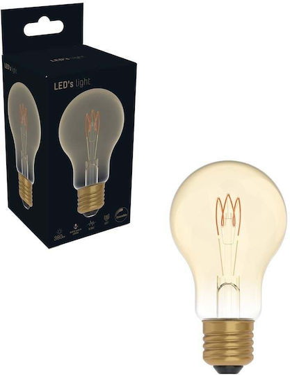 123led Λάμπα LED 2.5W για Ντουί E27 και Σχήμα A60 Θερμό Λευκό 136lm