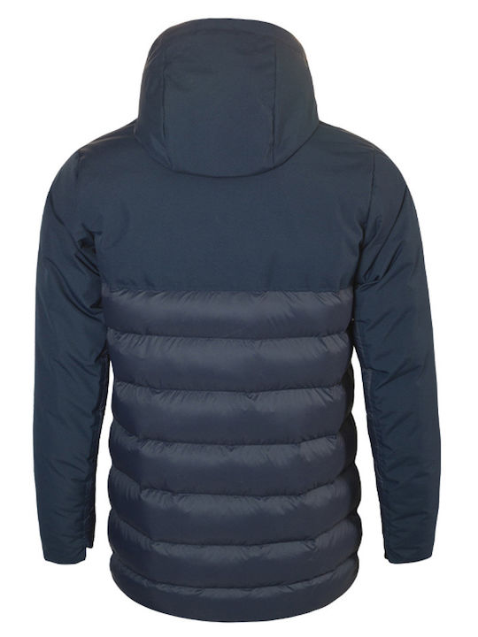 Zeus Olympia Herren Winter Jacke Puffer Blu