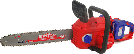 Emtop Battery Chainsaw 2x5Ah 20V with Blade 30cm