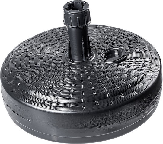 Kadax Umbrella Stand made of Plastic Gray 39x39cm