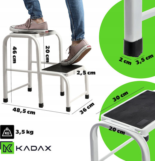 Kadax Σκαλοσκαμπό Σιδήρου με 1 Σκαλοπάτι