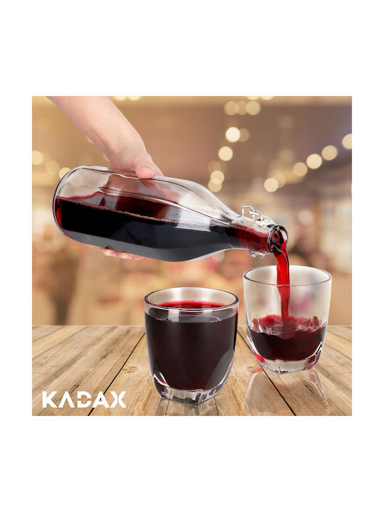 Kadax Μπουκάλι Νερού Γυάλινο με Φελλό Διάφανο 750ml 3 Τεμάχια Kadax Μπουκάλι Νερού Γυάλινο με Φελλό Διάφανο 750ml 3 Τεμάχια