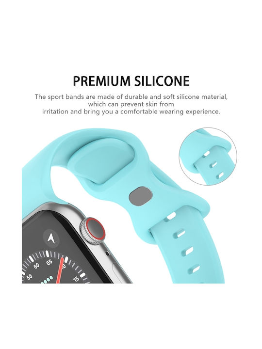Каишка Силикон Лилав (Apple Watch 44/45/46mm/Ultra 49mm)
