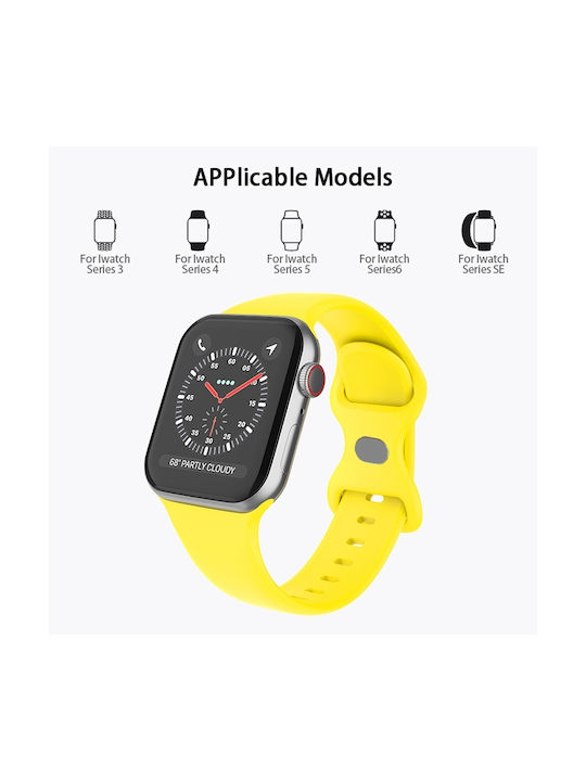 Каишка Силикон Лилав (Apple Watch 44/45/46mm/Ultra 49mm)