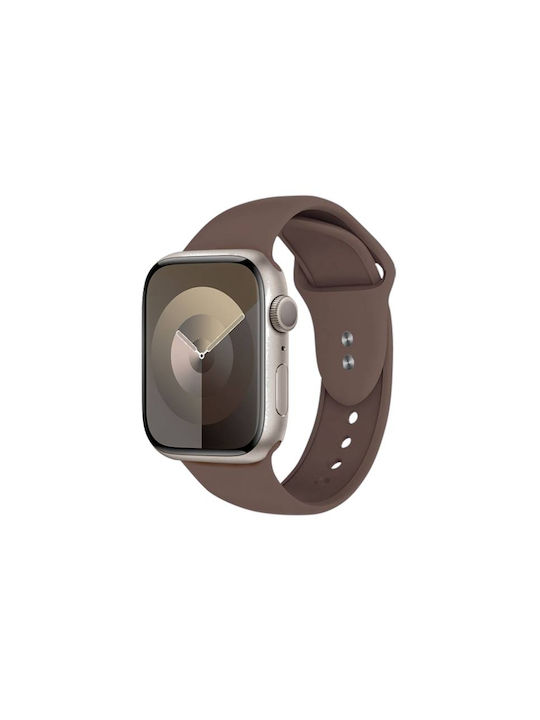 Crong Strap Silicone Brown (Apple Watch Ultra2, Ultra1, SE, 9, 8, 7, 6, 5, 4, 3)