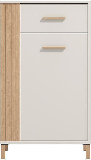 1k1f Entry Furniture with Shoe Rack Artisan Oak-cashmere 60x40x103cm