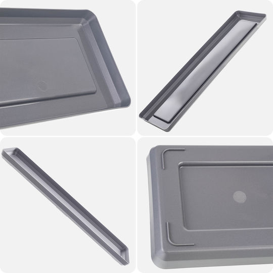 Kadax Plate Pot Plastic Gray 33879
