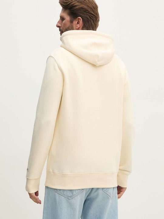 Gant Herren Sweatshirt mit Kapuze Cream