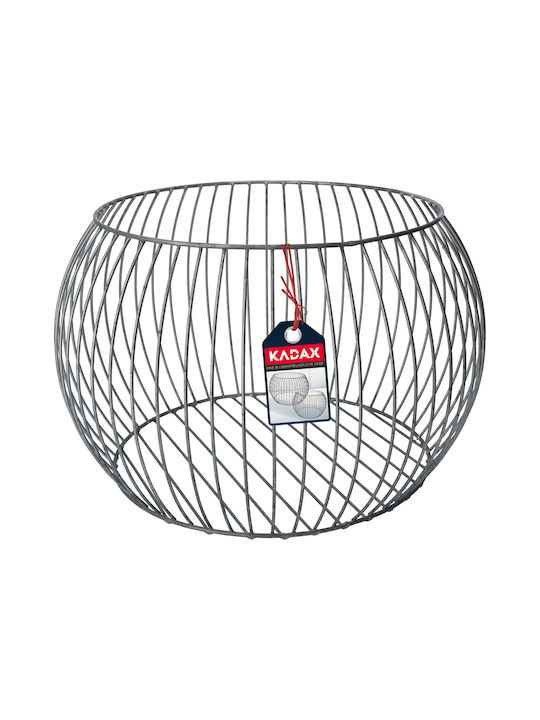 Kadax Übertopf Metall Gray